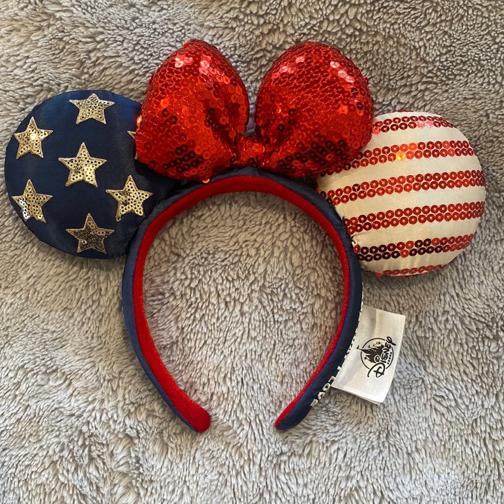 Patriotic Minnie Mouse Ears